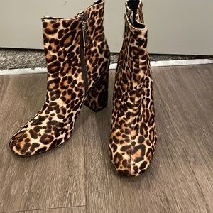 Cheetah booties
